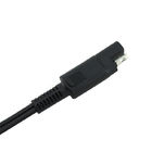 Black Sae To Sae Power Extension Cable , 2m A00300 Topcon Gps Cable